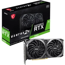Видеокарта MSI GeForce RTX3060 8Gb VENTUS 2X OC (RTX 3060 VENTUS 2X 8G OC): Объем памяти, Гб 8