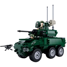 Конструктор SLUBAN M38-B0753 військовий, машина, фігурки, 382дет, 38-28,5-7см: Виробник Sluban