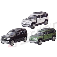 Машинка металлическая Land Rover Defender 1:24 3 цвета свет, звук (2404): Тип Готовая модель