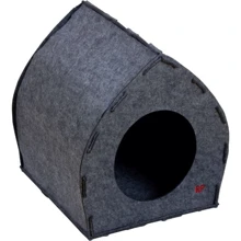 Будиночок-лежак для кота або собаки Red Point "Pet House" повсть сірий 470х430х430мм (АХ.01.В.11.00.216): undefined undefined