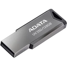 USB-флешка ADATA 128GB UV350 USB 3.1 Metallic (AUV350-128G-RBK): Стандарт USB USB 3.1