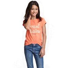 Футболка H & M 3202473 146-152 см помаранчева: Тип футболки