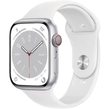 Apple Watch Series 9 41mm GPS Silver Aluminum Case with White Sport Band - M/L (MR913) : Розмір 41mm