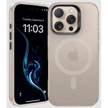 Чехол для iPhone Benks MagClap Lucid Armor Protective Desert Titanium for iPhone 16 Pro: Цвет бежевый