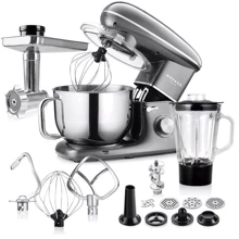 Кухонный комбайн Mozano Rob 02 1400W Grey: Мощность, Вт 1400