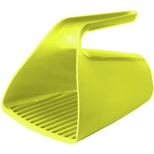 Совок-ківш Moderna Scoop Sift для котячого туалету лимонний 15.42x13.2x12.9 см: Матеріал пластик