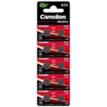 Camelion AG5 / LR754 / LR48 / V5GA Alkaline 10шт (AG5-BP10): undefined undefined