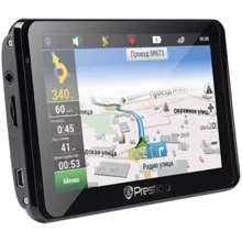 Prestigio 5850 DVR Навител: Слот для карт памяти microSD + SDHC