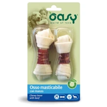 Лакомство для собак Лакомство для собак OASY Chewy Bone говядина M 2 шт. 54 г (8053017340982): Производитель OASY