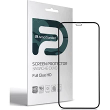 Захисне скло для iPhone Armorstandart Tempered Glass Full Glue HD Black для iPhone 12 Pro Max (ARM58297): Тип захисту екрана на экран