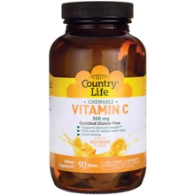 Country Life Vitamin С 500 mg Витамин С 90 жевательных пастилок: Тип Витамин C