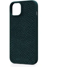 Чехол для iPhone Njord Salmon Leather MagSafe Case Dark Green (NA52SL02) for iPhone 15 Plus: Цвет зеленый