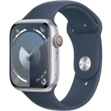Apple Watch Series 9 45mm GPS+LTE Silver Aluminum Case with Storm Blue Sport Band - M/L (MRMH3) Approved Вітринний зразок: Производитель Apple