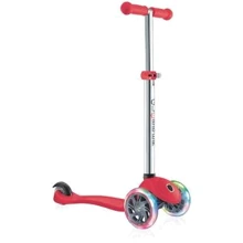 Самокат GLOBBER серии PRIMO LIGHTS, красный, колеса с подсветкой, до 50кг, 3+, 3 колеса (423-102-3): Количество колес 3
