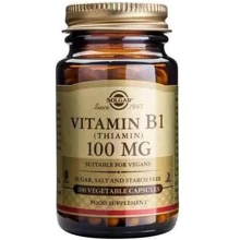 Solgar Vitamin B1 Солгар Витамин В1 Тиамин 100 мг, 100 капсул: Тип Витамин B