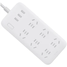 Подовжувач Mi Power Strip (6 розеток + 3 USB-Port), White (Розумне освітлення, розетки та вимикачі)(79006463) Stylus approved: Виробник Xiaomi