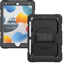 Аксессуар для iPad RugCase Shockproof Grip Black for iPad 10.2 2019-2021/iPad Air 2019/Pro 10.5: Цвет черный