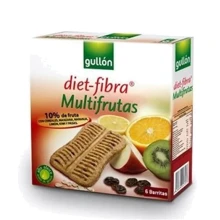 Печиво Gullon Takeaway Multifruta fibra 144 г (WT30141): Вага нетто 144 г