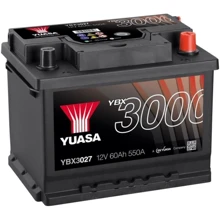 Автомобільний акумулятор Yuasa YBX3027: Ємність, Ач 60