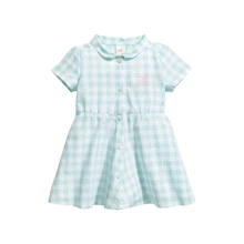 Платье H&M 5010516 68 см бирюзовое: Пол Девочка