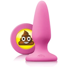 NS Novelties Mojis Plug #SHT Medium - середня анальна пробка, 8x3.7 см, рожевий: Для кого унісекс