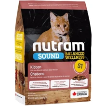 Сухий корм для кошенят Nutram S1 Sound Balanced Wellness Kitten з куркою та лососем 5.4 кг (S1_(5.4kg)): Тип Сухий корм