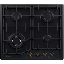 Варочная поверхность газовая Perfelli HGM 61629 BL RETRO: Размеры для встраивания (ШxГ) 55x47 см