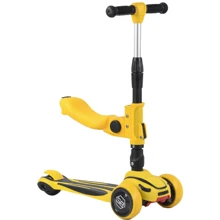 Самокат Best Scooter Maxi желтый (ST-16801): Количество колес 3