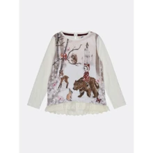 Лонгслів H & M 511-2404954 98-104 см білий: Стать дівчинка