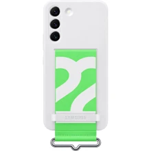 Аксессуар для смартфона Samsung Silicone with Strap Cover White (EF-GS901TWEGRU) for Samsung S901 Galaxy S22: Совместимость Samsung S901 Galaxy S22