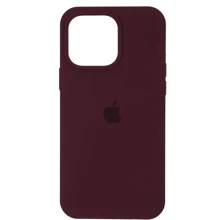 Чехол для iPhone ArmorStandart Silicone Case Plum for iPhone 13 Pro Max (ARM59988): Цвет бордовый