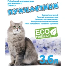 Наповнювач для котячого туалету Пухнастики 3.6 л (3.6л ПУШИСТИК): Вид Силикагелевый
