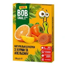 Натуральні цукерки Bob Snail Хурма-Апельсін 120 г: Тип Конфеты
