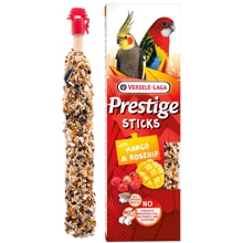 Лакомство Versele-Laga Prestige Sticks Parrots Mango & Rosehip Манго и Шиповник для крупных и средних попугаев 2х70 г 140 г (59018): Вид корма Лакомства