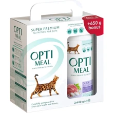 Сухий корм Optimeal Adult cats для дорослих кішок з ефектом виведення вовни зі смаком качки (650+650) (1+1) 1,3 кг (4820215360968): Тип Сухой корм