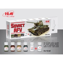 Набір фарб ICM для бронетехніки 6 шт. (ICM3006): Виробник ICM