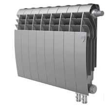 Радіатор із нижнім підключенням Royal Thermo BiLiner 350/Silver Satin VR - 8 секцій: Тип радіатора Секционный