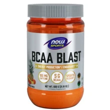 Аминокислота для спорта NOW Foods BCAA Blast Powder 600 g /31 servings/ Fruit punch: Вкус Фруктовый пунш