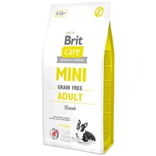 Сухой корм для взрослых собак миниатюрных пород Brit Care Mini Grain Free Adult с ягненком 7 кг (8595602520121): Тип Сухой корм