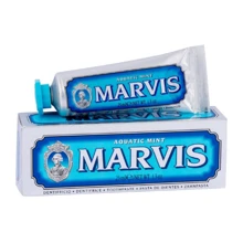 Marvis Aquatic Mint 25 ml Зубная паста Морская мята: Назначение Комплексная защита, Отбеливание, Очищение