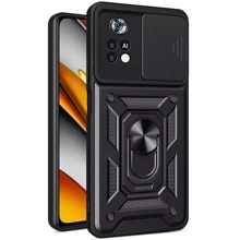 Чехол для телефонов Mobile Case Camshield Serge Ring Black for Xiaomi Poco M4 Pro 4G: Совместимость Xiaomi Poco M4 Pro 4G