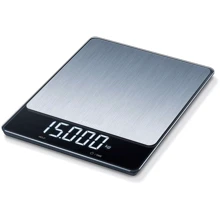 Весы кухонные Beurer KS 34 XL Black: Тип конструкции с плоской плaтформой настольные