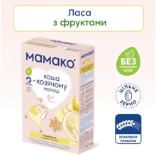 Каша Мамако пшеничная груша и банан на козьем молоке 200 г (8437022039534): Тип Каши молочные