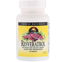 Source Naturals Resveratrol, 60 Tab: Тип кальцій