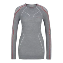 Термолонгслив Falke ESS Wool-Tech graphite-papaya (33211-3708) 44 (M) серый: undefined undefined