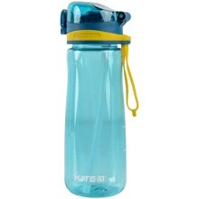 Пляшечка для води із трубочкою Kite 600 мл (k22-419-03): Тип Бутылка