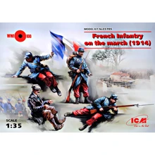 Набор фигурок ICM Французская пехота 1914 года на марше (ICM35705): Производитель ICM