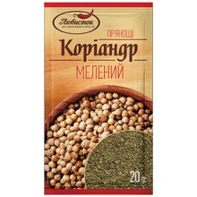 Упаковка Коріандр мелений Любисток 25х20 г (УП4820076012389): undefined undefined