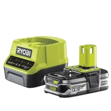 Акумулятор та зарядний пристрій для електроінструменту Ryobi RC18120-115: Тип Комплект (зарядное устройство + аккумулятор)