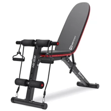 Скамья для жима и пресса Hop-Sport HS-1030 с фиксатором для ног: Вид применения домашний